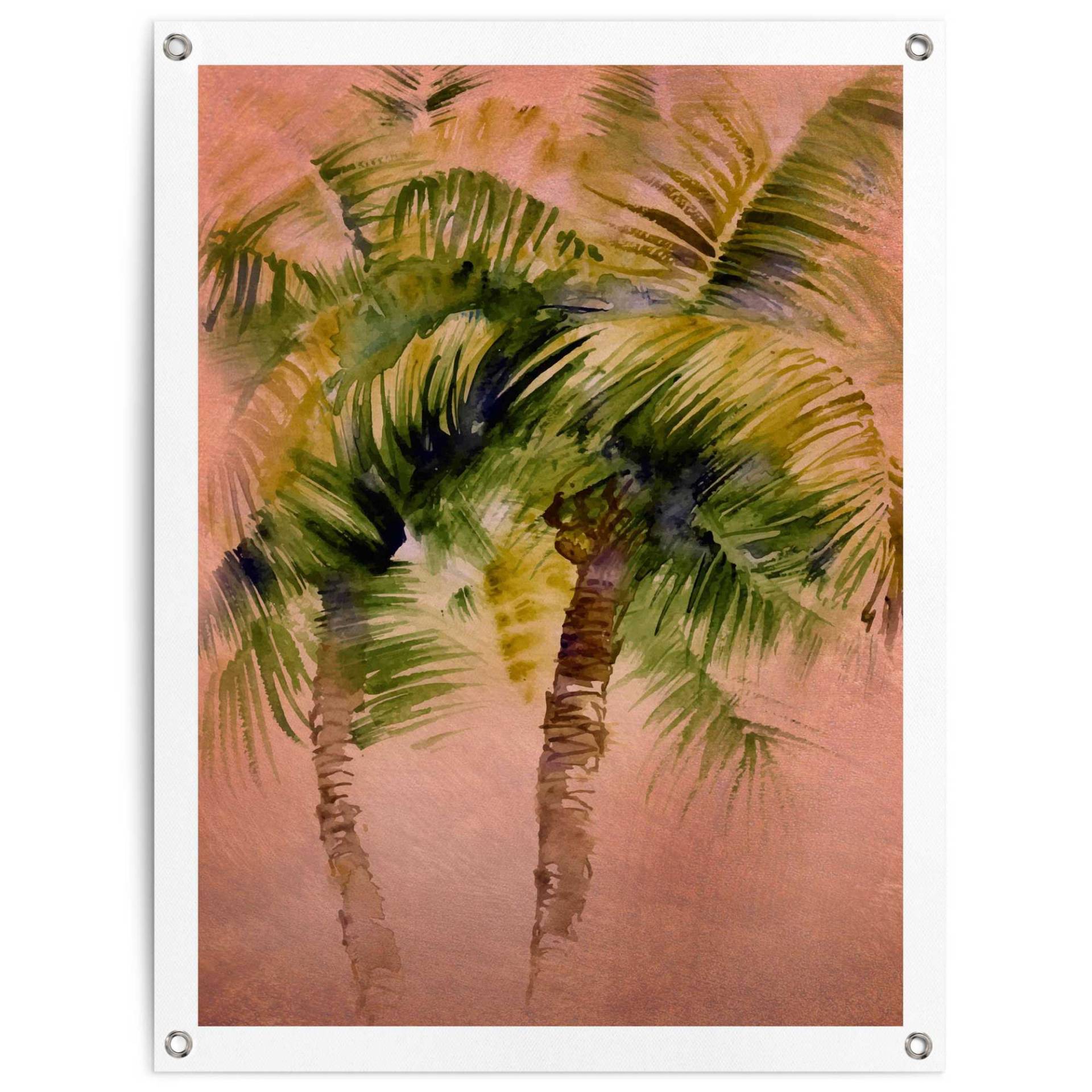 Reinders! Poster »Painted Palm Trees« von Reinders!