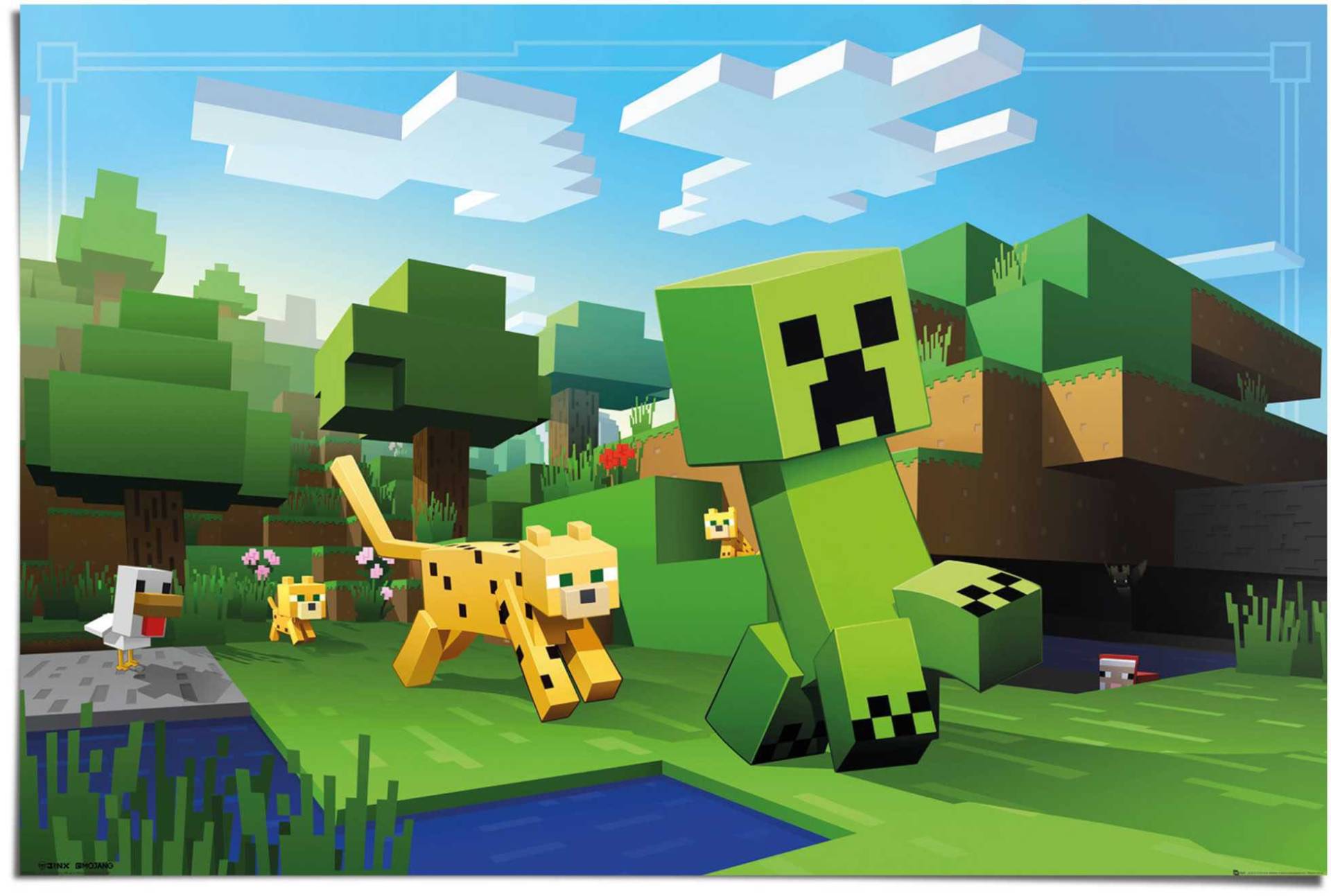 Reinders! Poster »Poster Minecraft«, Spiele, (1 St.) von Reinders!