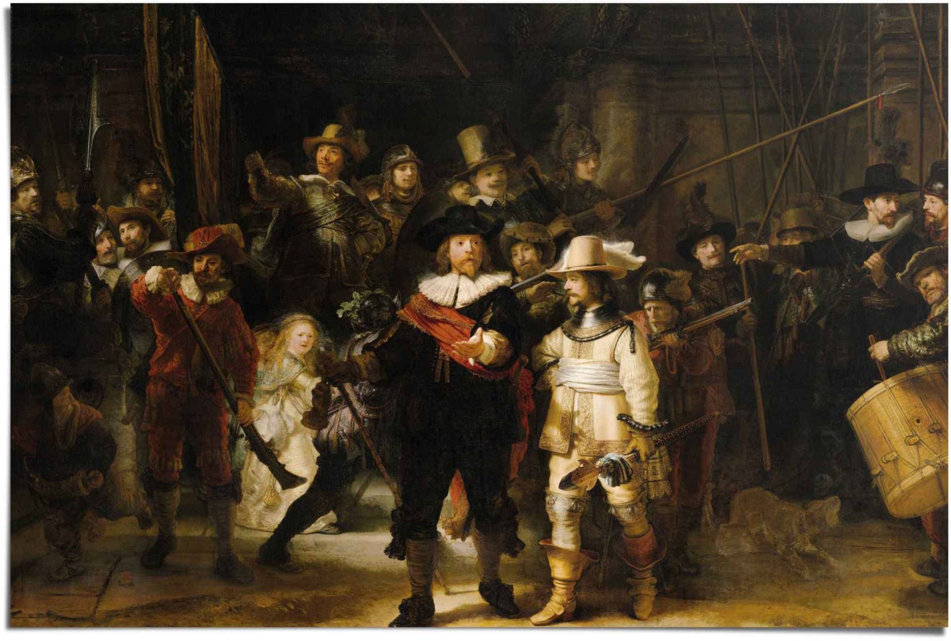 Reinders! Poster »Rembrandt Die Nachtwache«, (1 St.) von Reinders!
