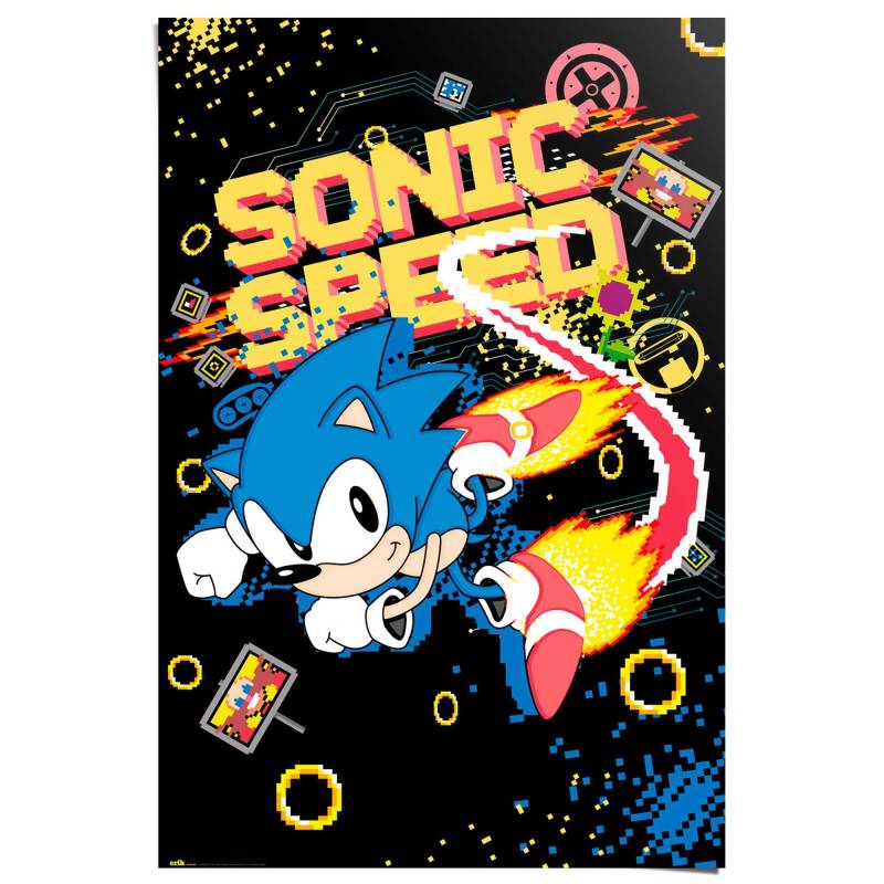 Reinders! Poster »Sonic - speed« von Reinders!