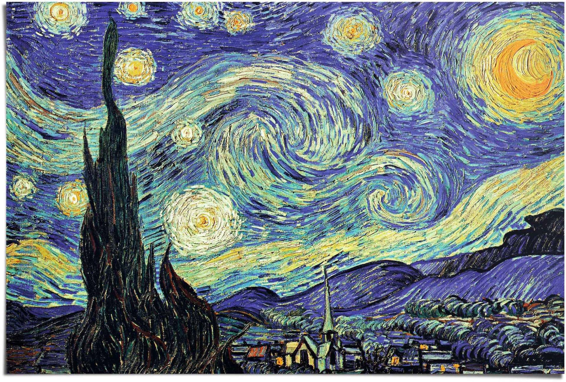 Reinders! Poster »Sternennacht Vincent van Gogh«, (1 St.) von Reinders!