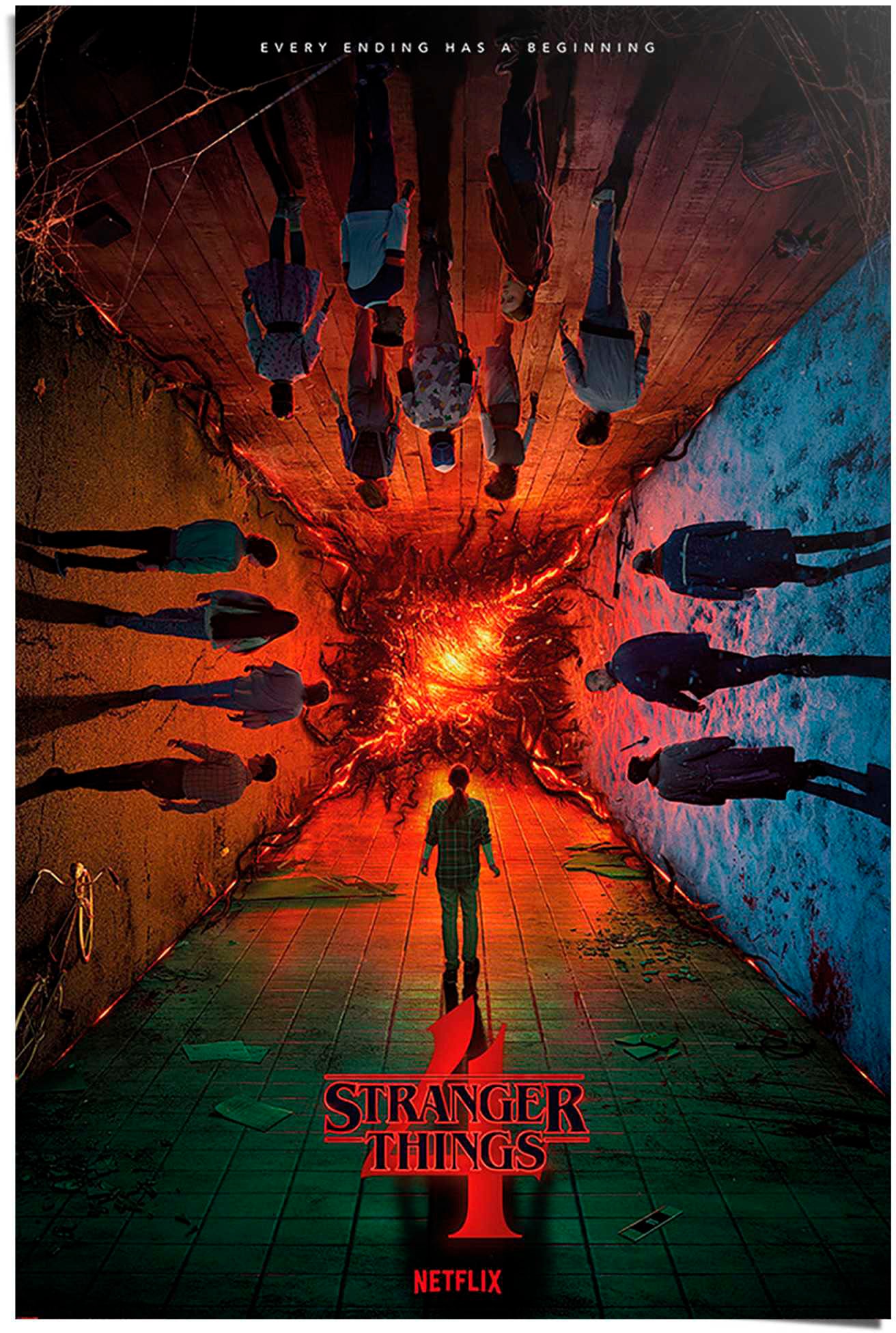 Reinders! Poster »Stranger Things - every ending has a beginning« Reinders! Poster »Stranger Things - every ending has a beginning« von Reinders!