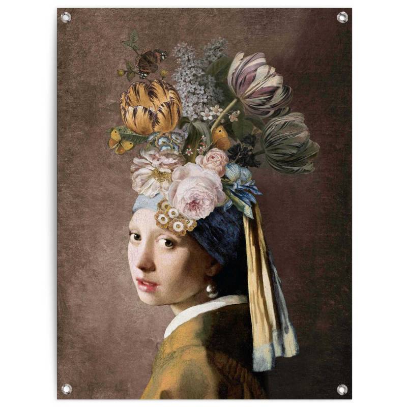 Reinders! Poster »Vermeer Blumenmädchen mit dem Perlenohrring« von Reinders!