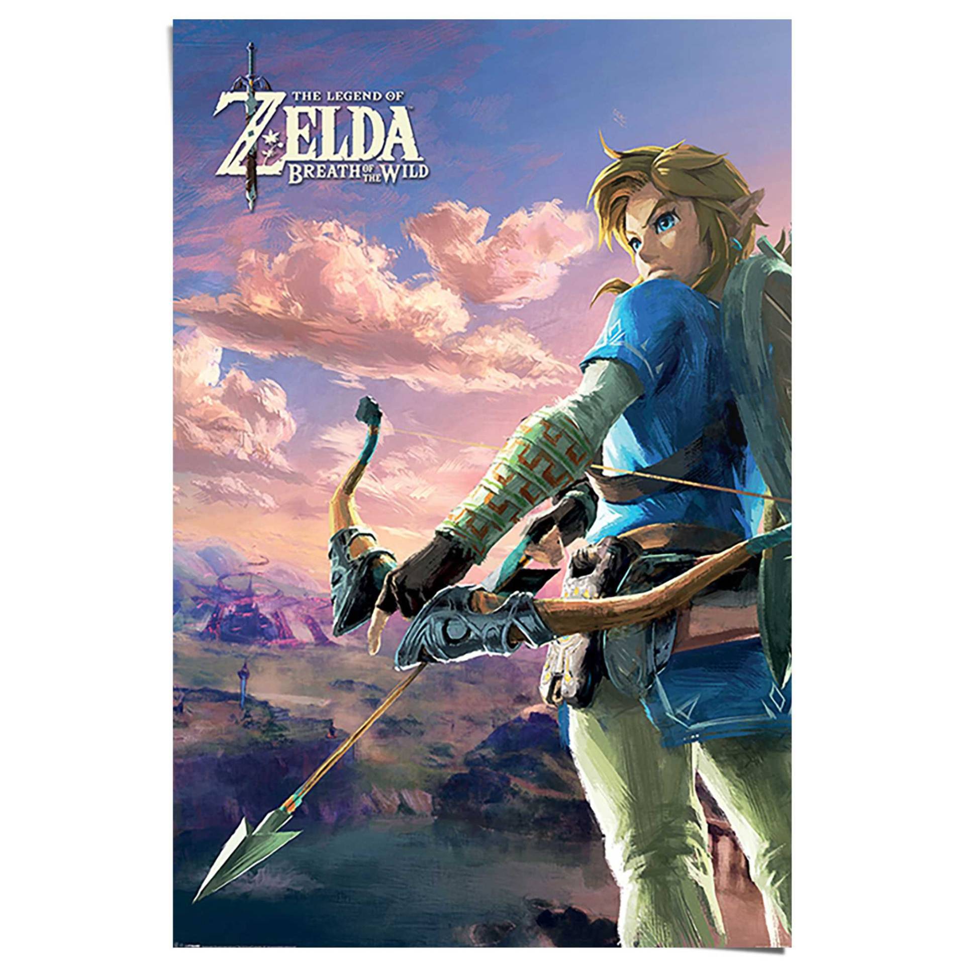 Reinders! Poster »Zelda Breath Of The Wild« von Reinders!