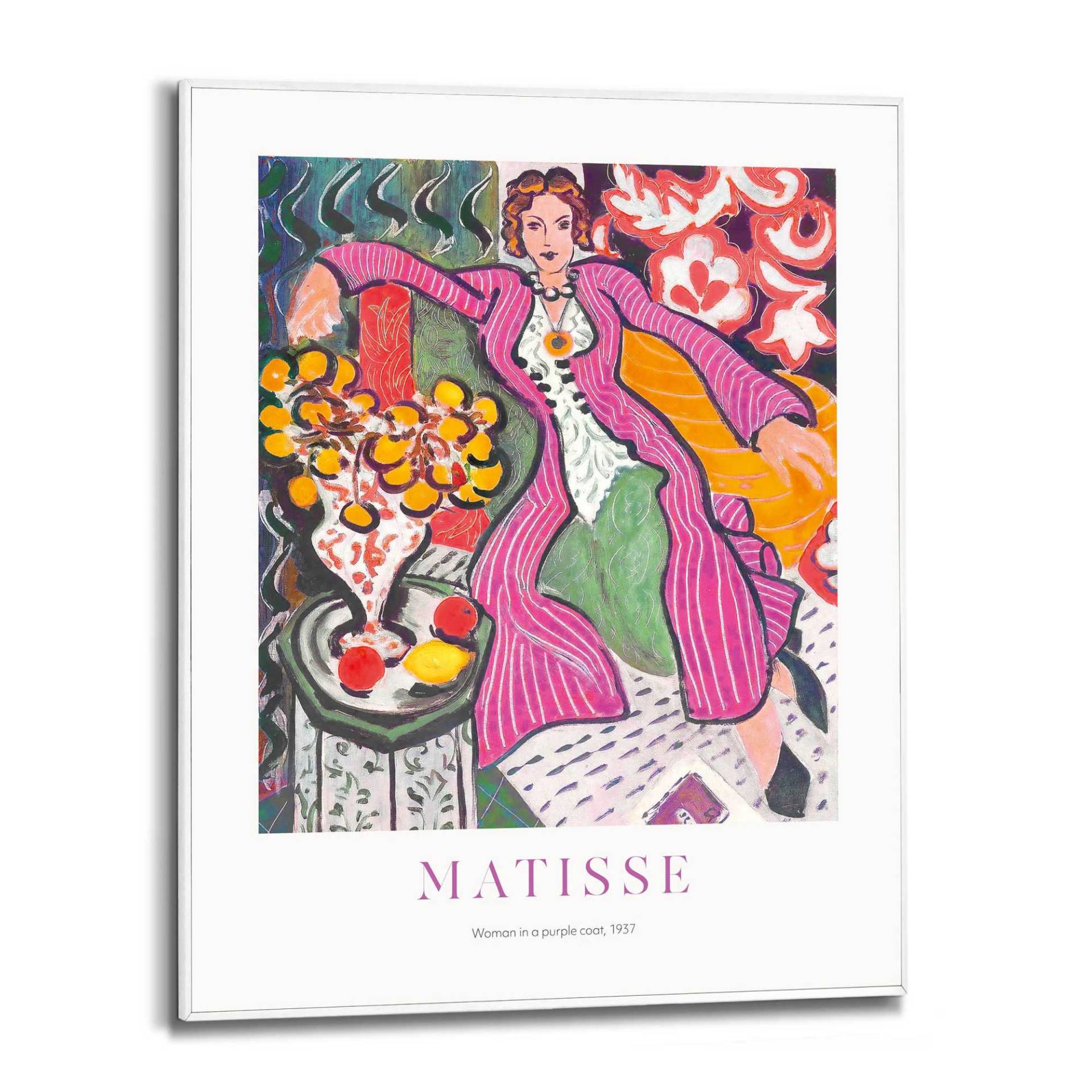 Reinders! Wandbild »Matisse - Frau im lila Mantel« von Reinders!