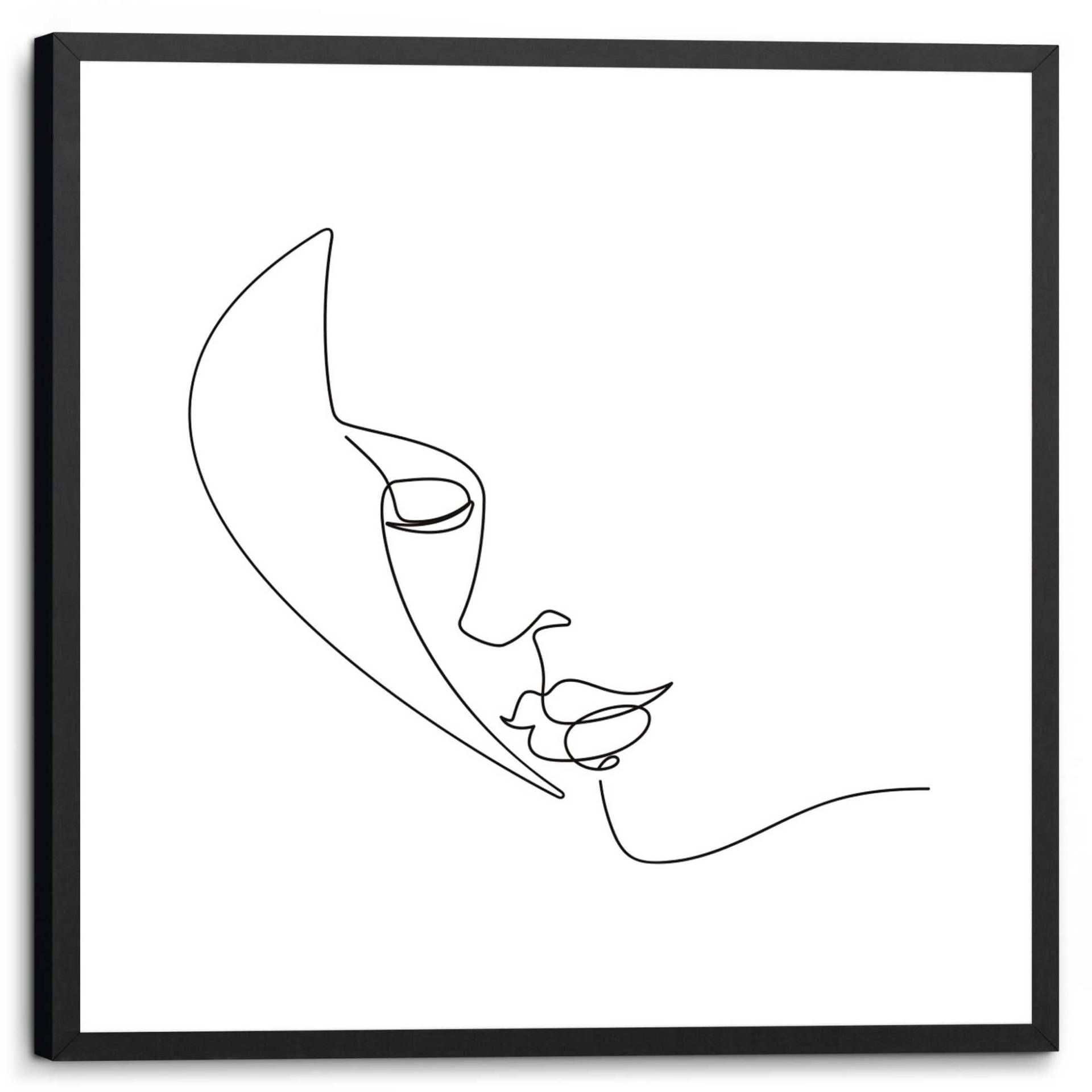 Reinders! Wandbild »Silhouette Gesicht - Gerahmtes Bild« Reinders! Wandbild »Silhouette Gesicht - Gerahmtes Bild« von Reinders!