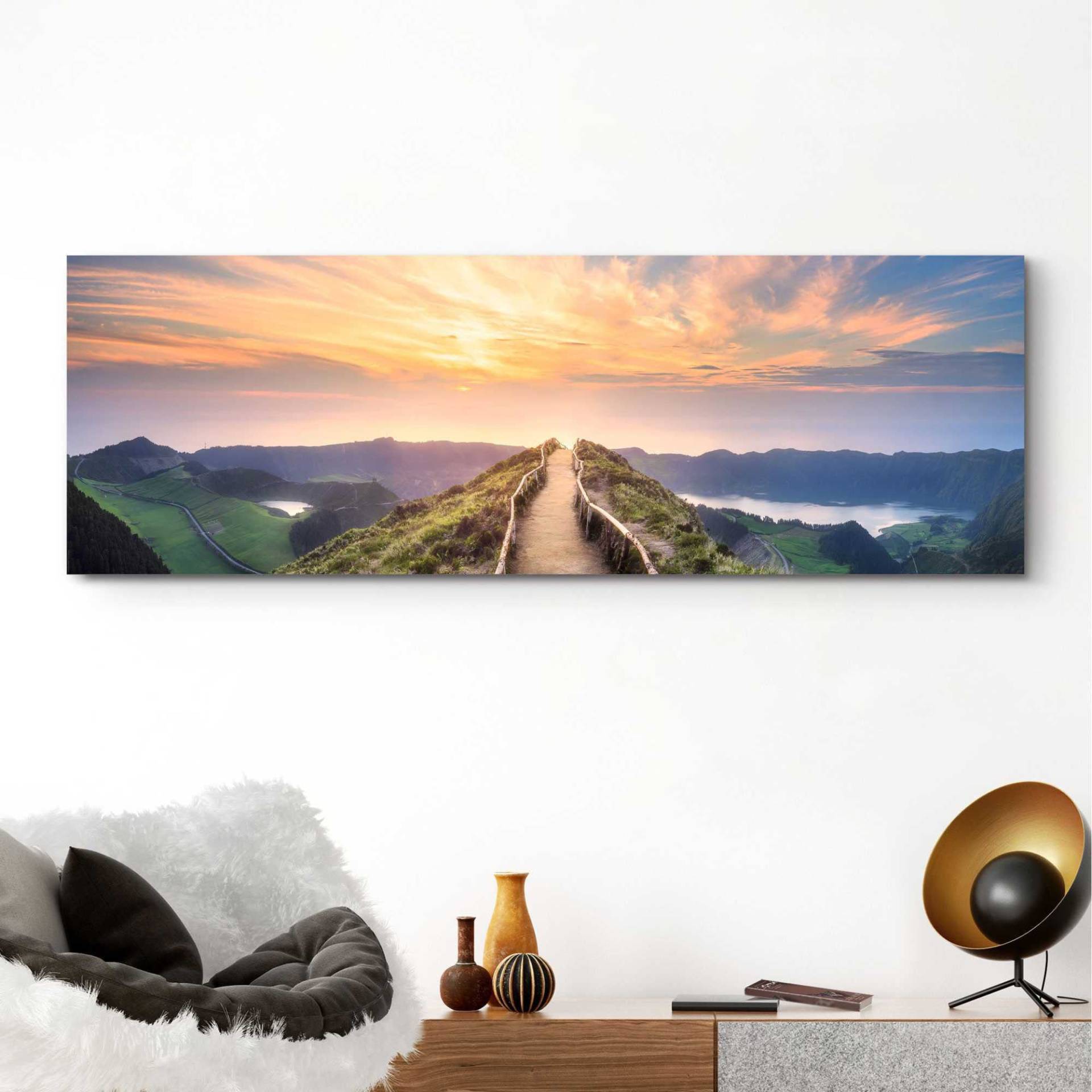 Reinders! Wandbild »Wandbild Morgenröte Berge - Sonnenaufgang - Natur«, Landschaften, (1 St.) von Reinders!