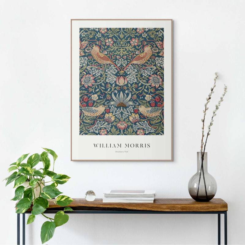 Reinders! Wandbild »William Morris - strawberry thief« von Reinders!