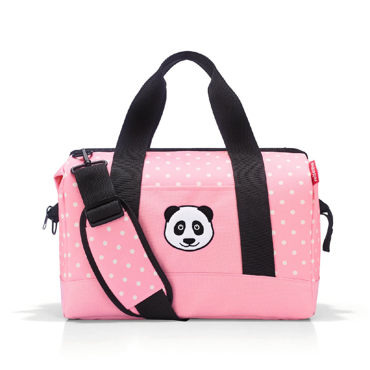 Allrounder M Kids Panda Dots, Pink von Reisenthel
