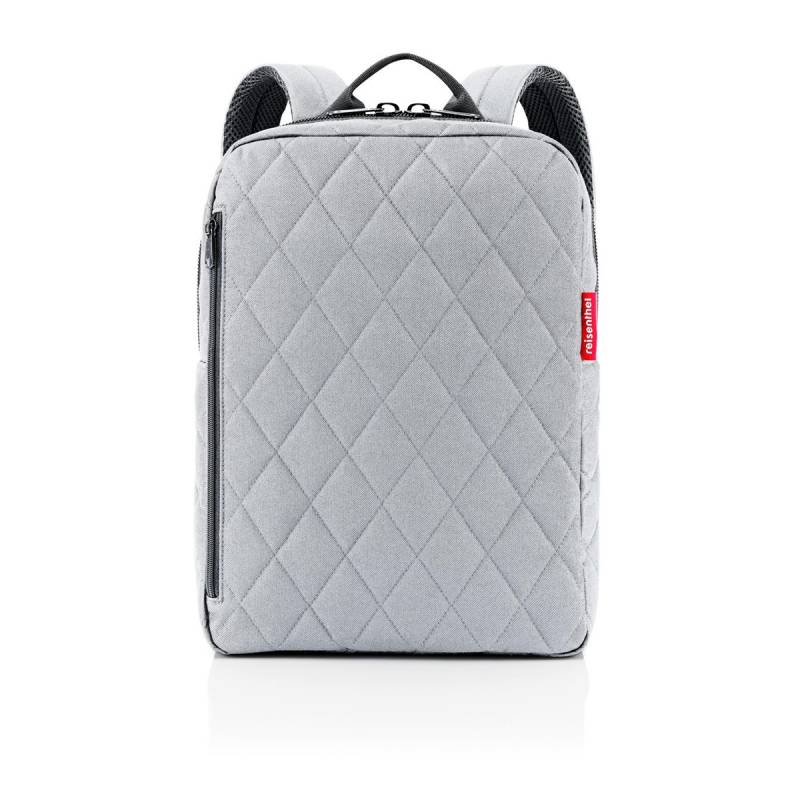 Classic Backpack M, Rhombus Light Grey von Reisenthel