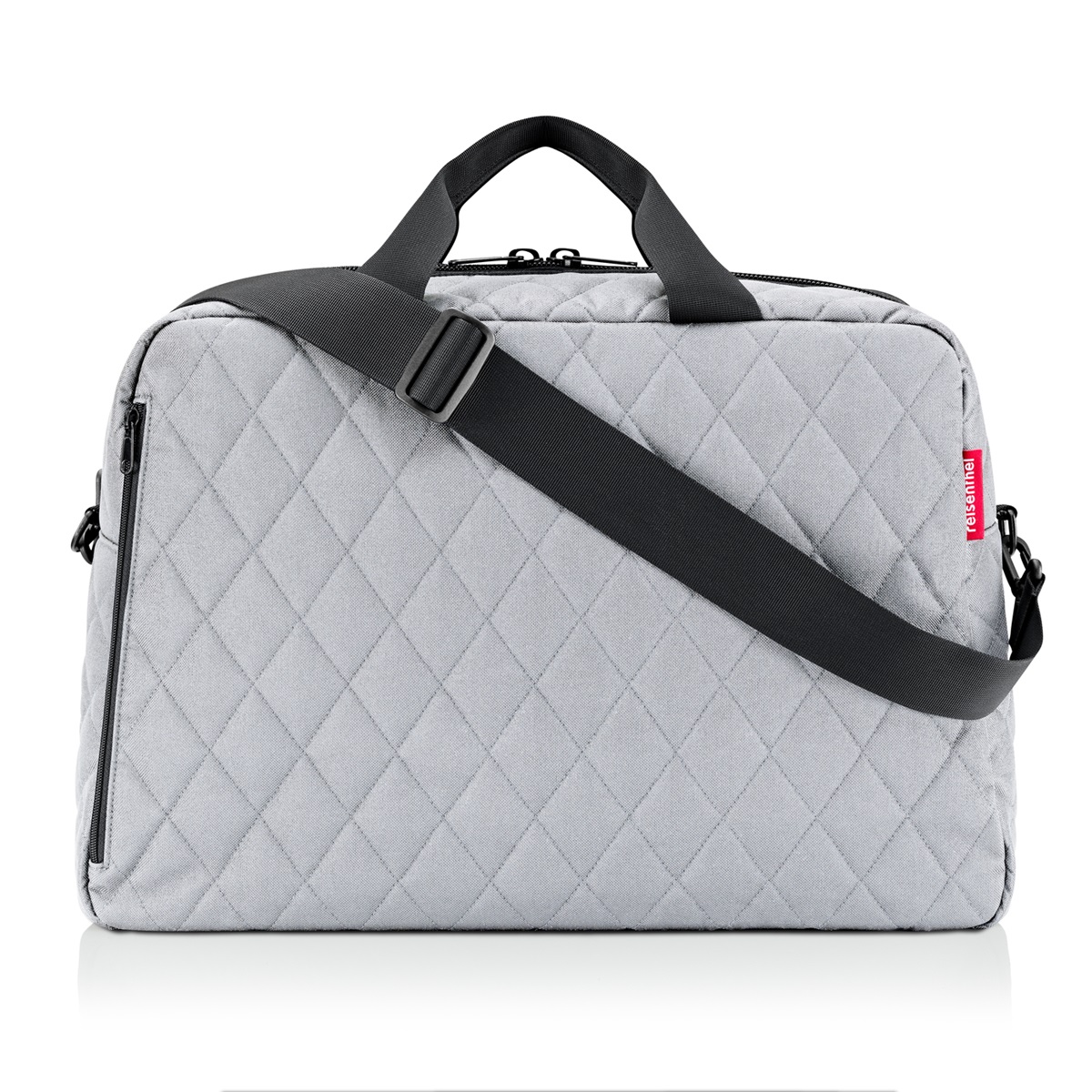 Duffelbag M, Rhombus Light Grey von Reisenthel