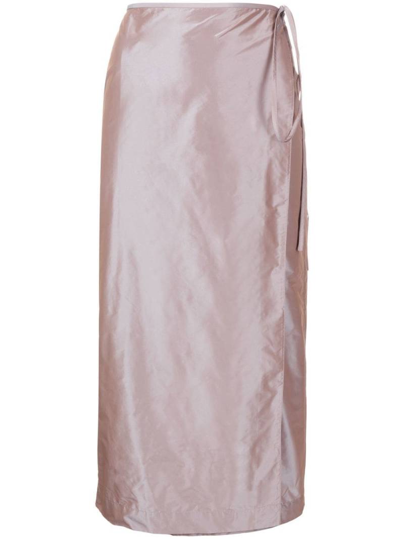 Rejina Pyo Adela iridescent wrap skirt - Neutrals von Rejina Pyo