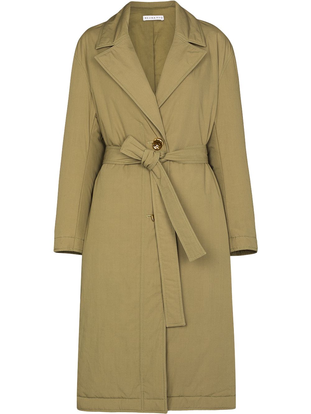 Rejina Pyo Agnes single-breasted coat - Green von Rejina Pyo