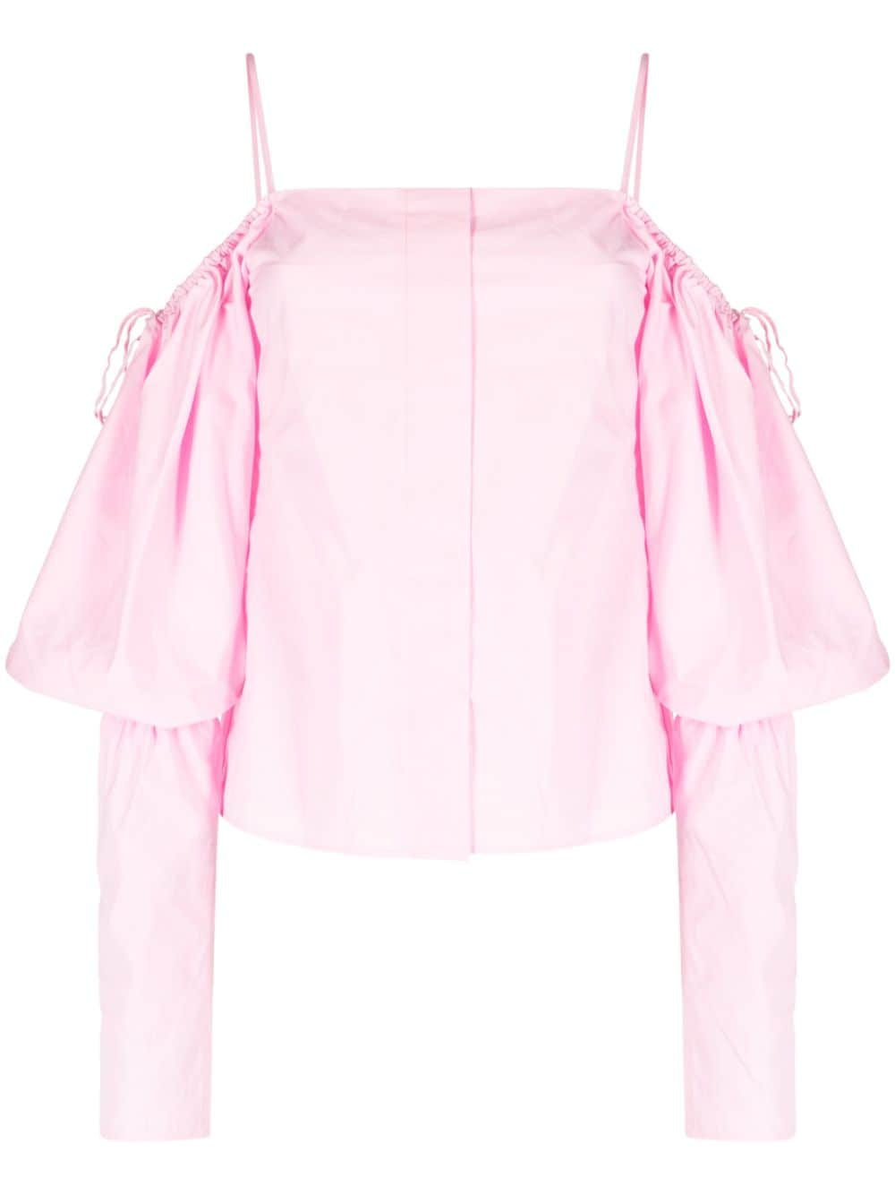 Rejina Pyo Bay off-shoulder cotton blouse - Pink von Rejina Pyo