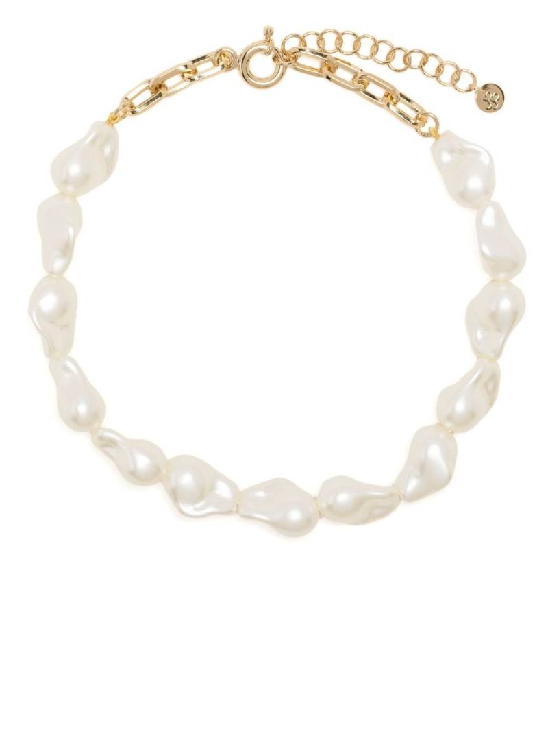 Rejina Pyo Chain Choker pearl-embellished necklace - White von Rejina Pyo