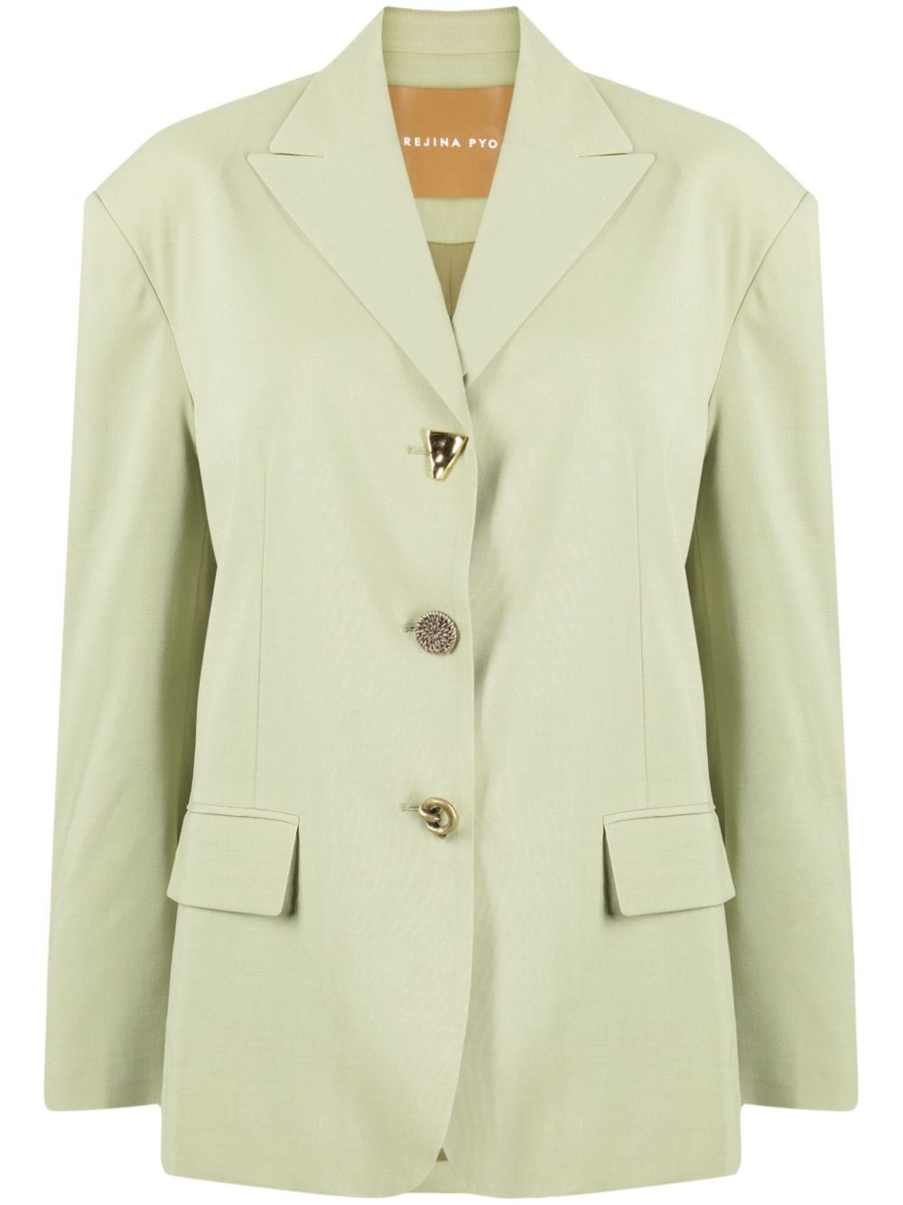 Rejina Pyo Enzo single-breasted blazer - Green von Rejina Pyo