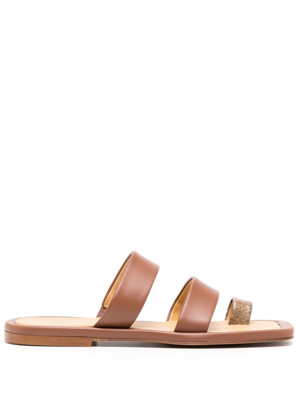 Rejina Pyo Larissa 10mm flat sandals - Brown von Rejina Pyo