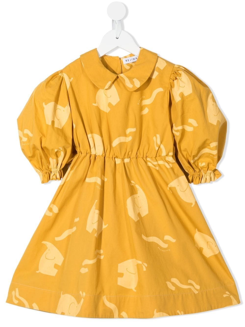 Rejina Pyo Nora elephant-print organic cotton dress - Yellow von Rejina Pyo