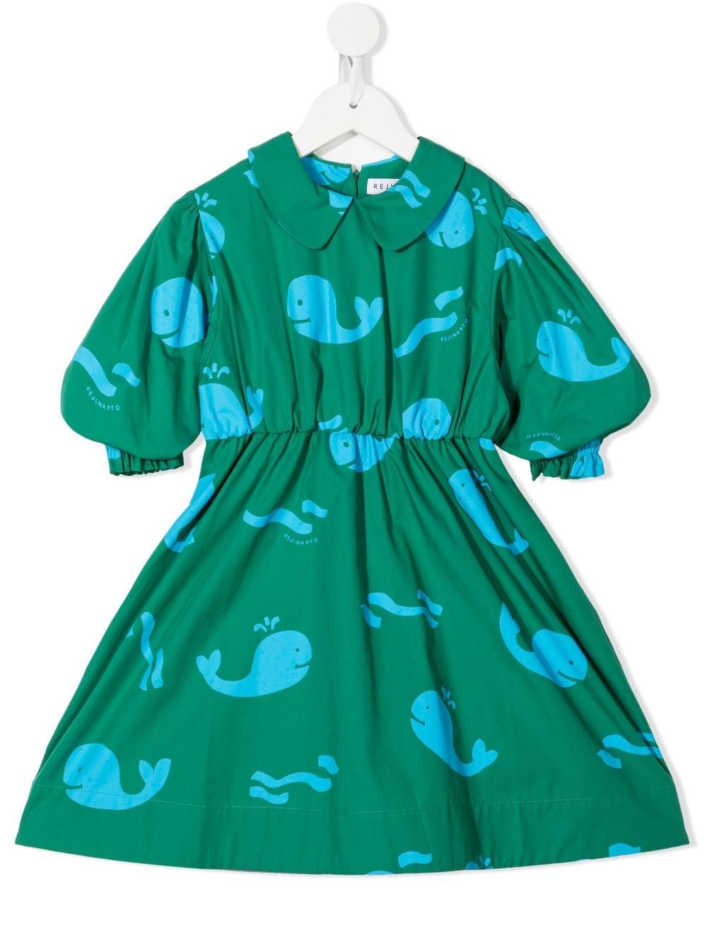 Rejina Pyo Nora whale-print organic cotton dress - Green von Rejina Pyo