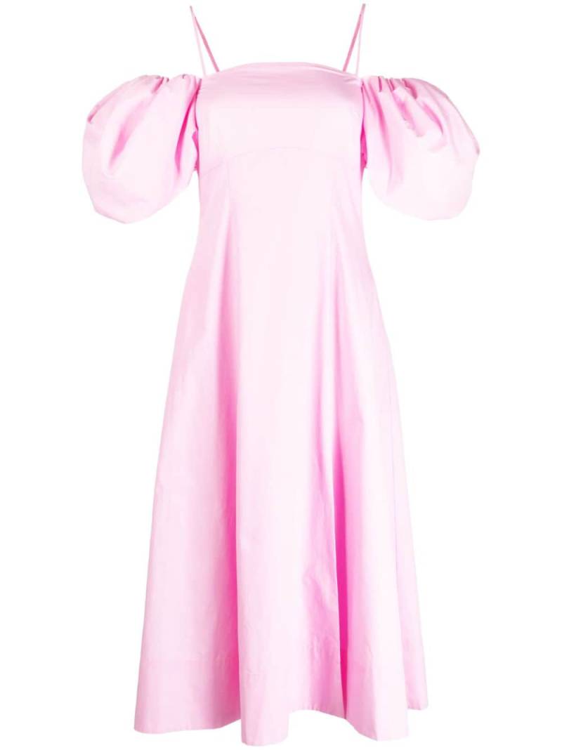 Rejina Pyo Oksana puff-sleeve cotton dress - Pink von Rejina Pyo