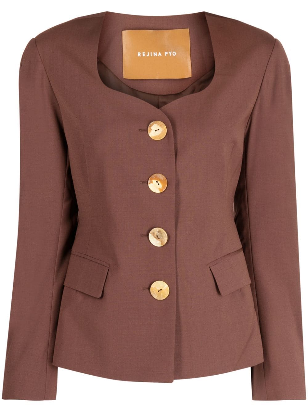 Rejina Pyo Perrin single-breasted blazer - Brown von Rejina Pyo