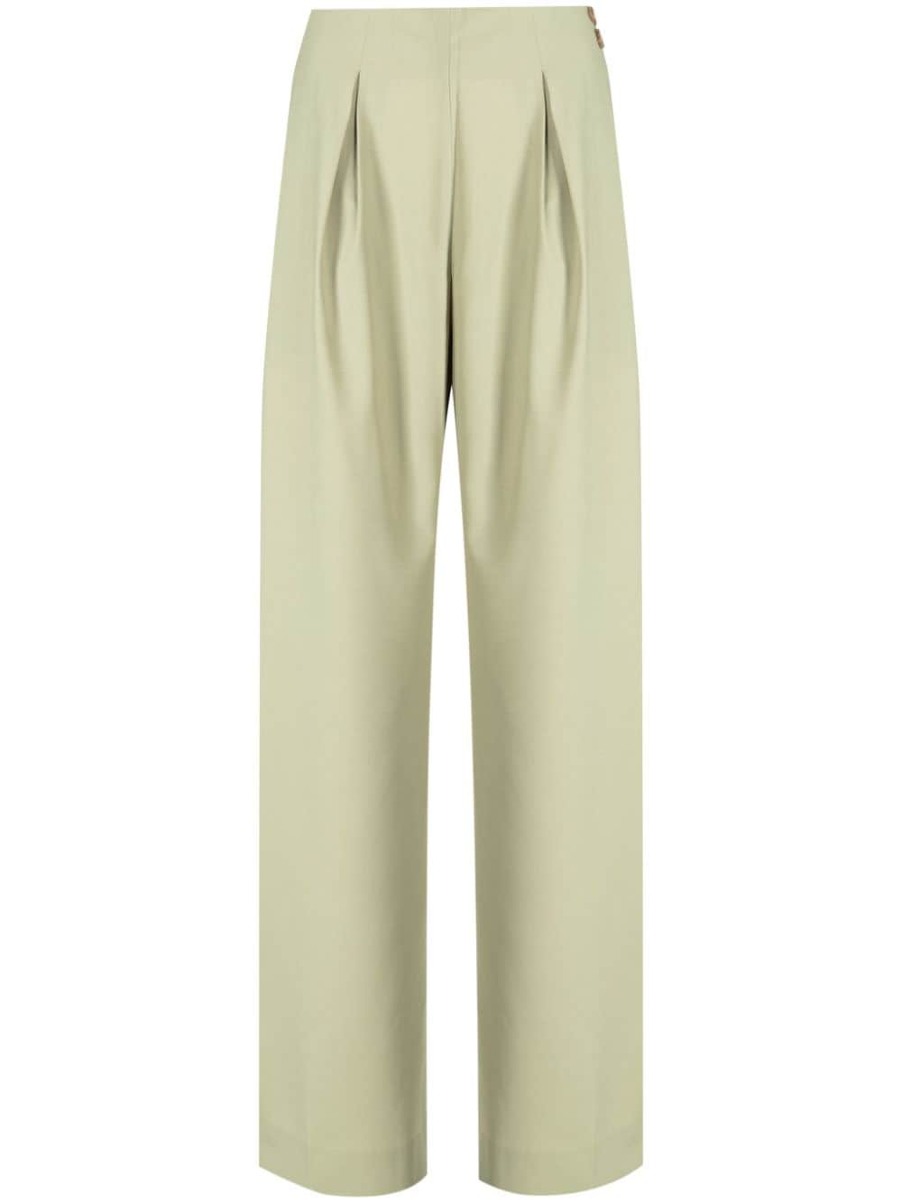 Rejina Pyo Reine pleated tailored trousers - Green von Rejina Pyo