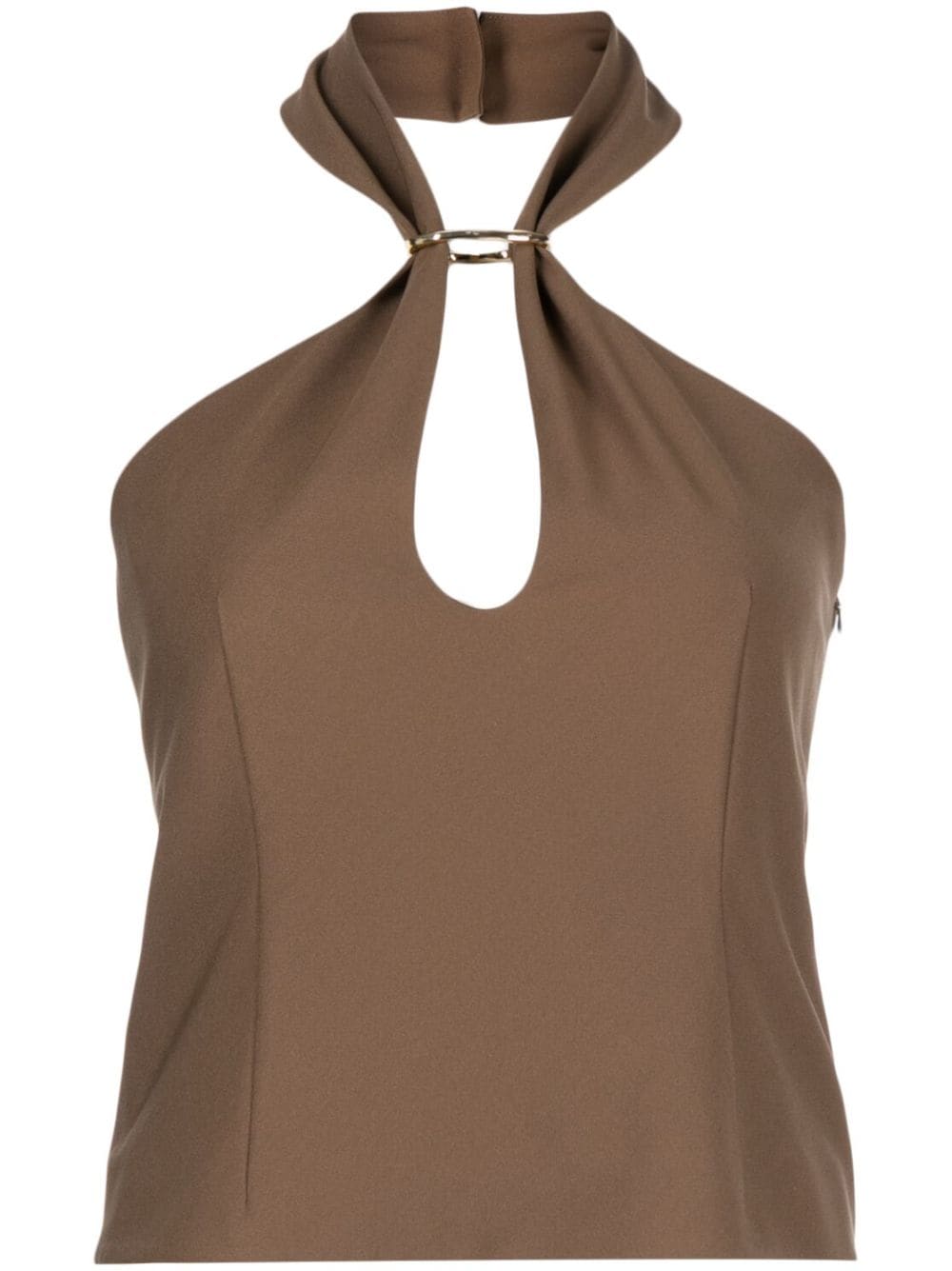 Rejina Pyo Tilda halterneck top - Brown von Rejina Pyo