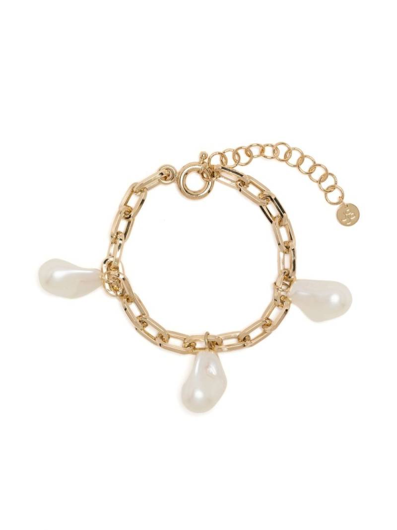 Rejina Pyo Trio Chain pearl-embellished bracelet - Gold von Rejina Pyo