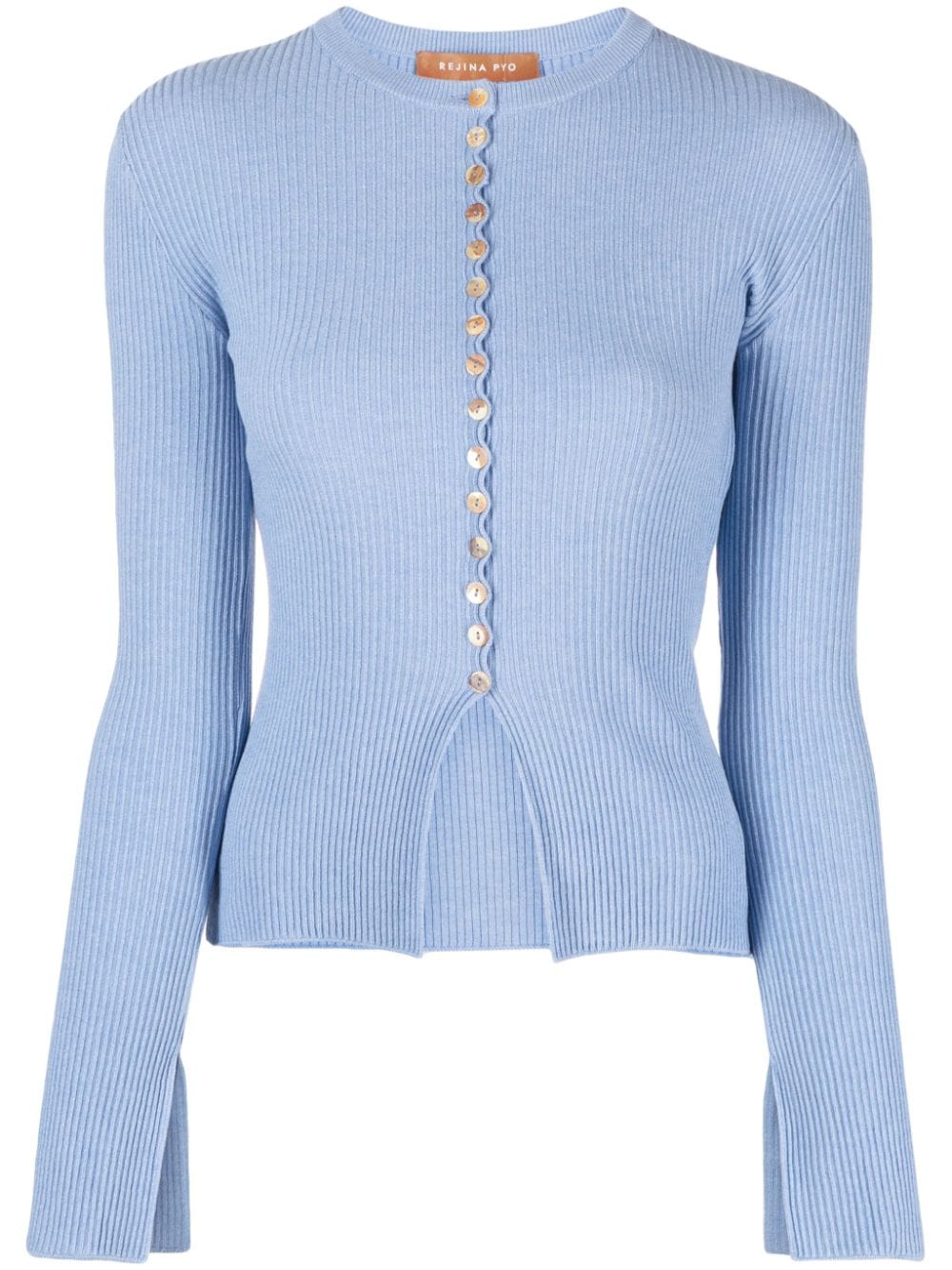 Rejina Pyo Ula rib-knit cardigan - Blue von Rejina Pyo