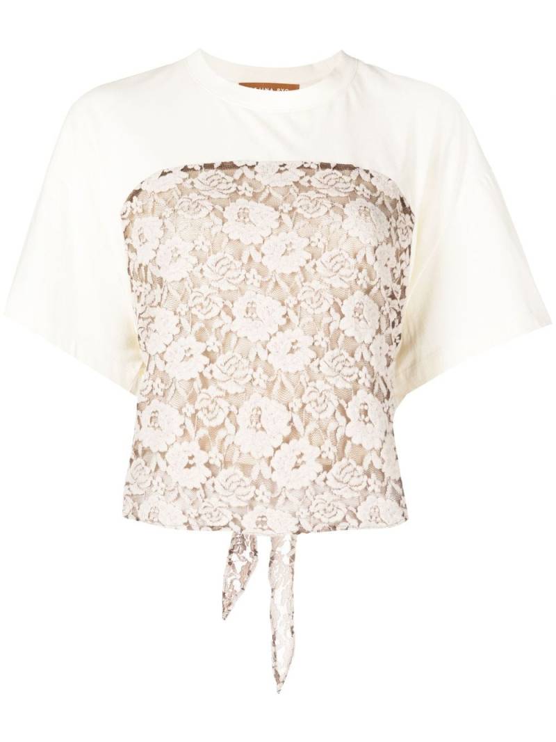 Rejina Pyo Wynne floral-lace T-shirt - White von Rejina Pyo