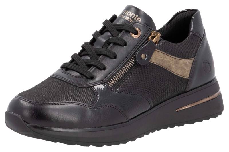 Remonte Keilsneaker, Freizeitschuh, Halbschuh, Schnürschuh mit Schaftrandpolsterung von Remonte