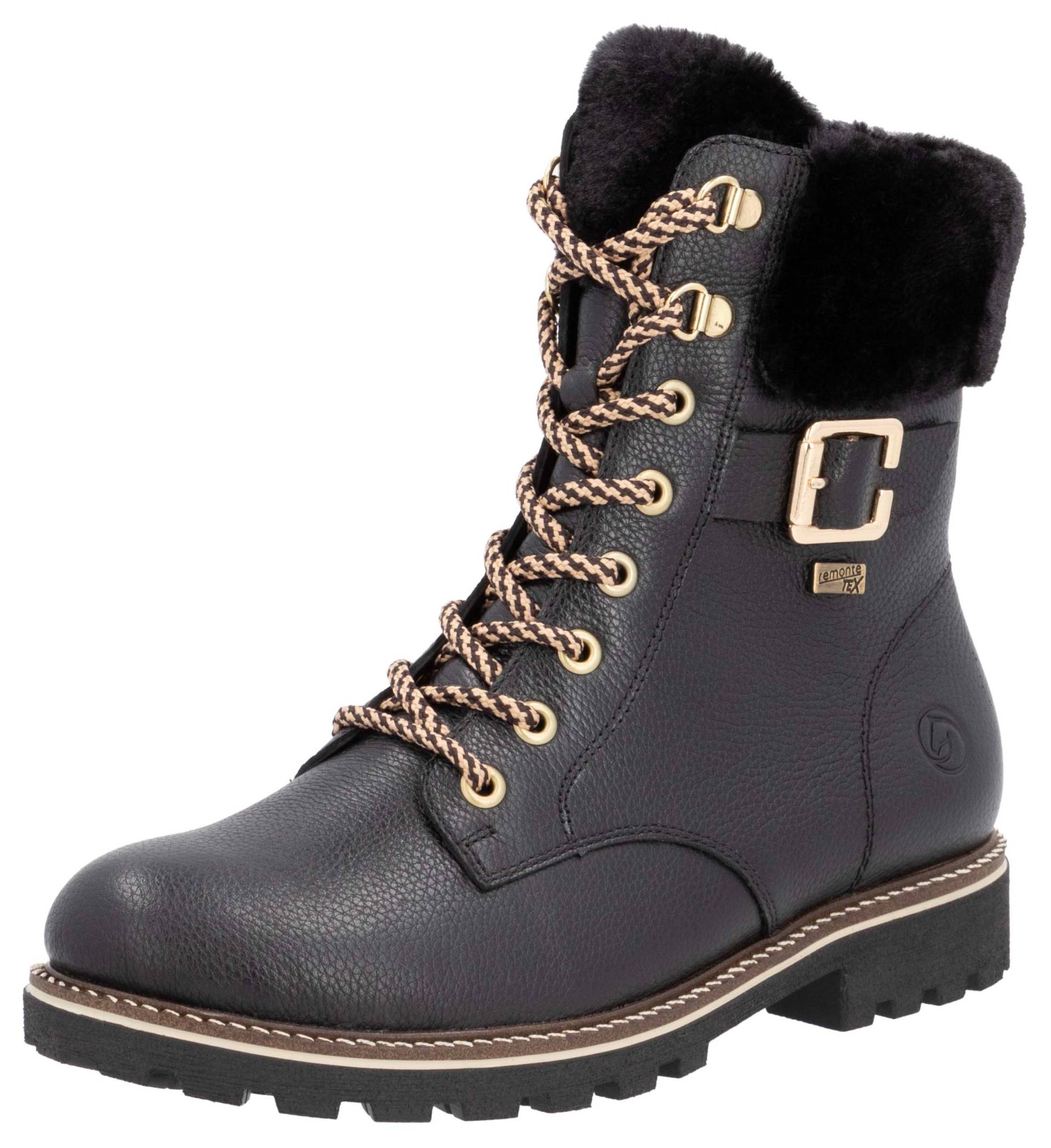Remonte Winterboots »Elisabeth Hurley-Collection«, Schnürboots, Outdoorschuh, Schnürstiefelette mit Zierschnalle Remonte Winterboots »Elisabeth Hurley-Collection«, Schnürboots, Outdoorschuh, Schnürstiefelette mit Zierschnalle von Remonte