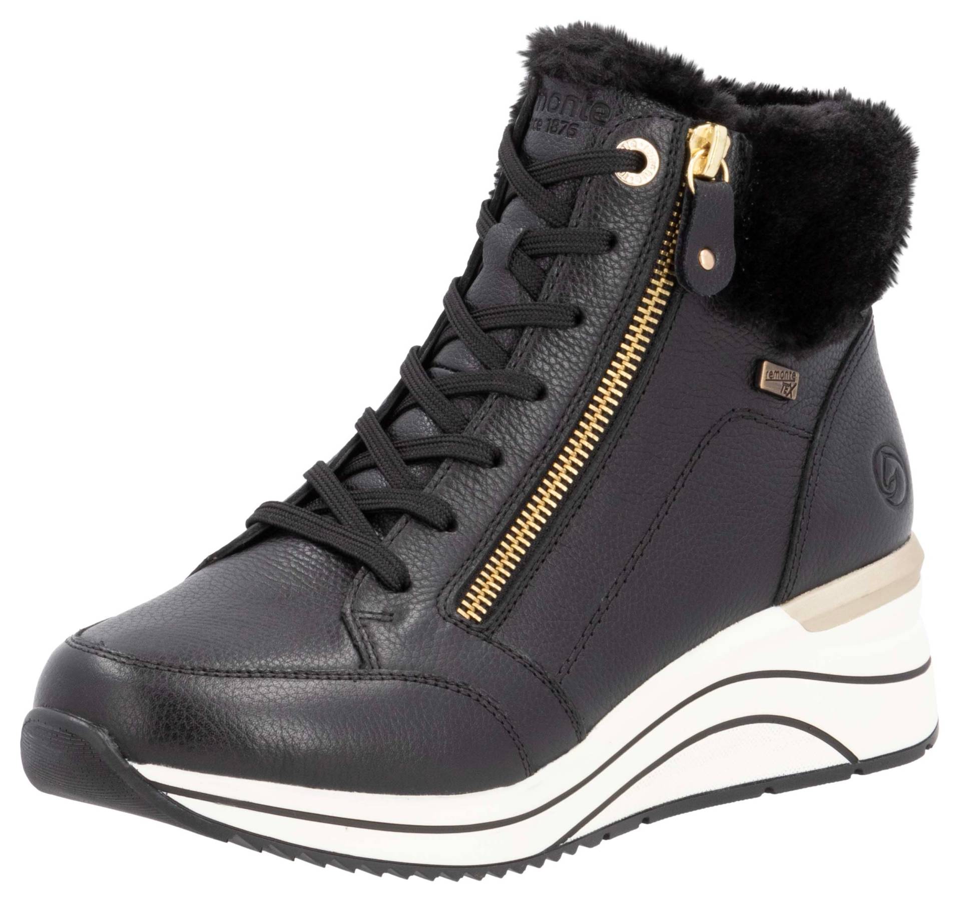 Remonte Winterstiefelette, Keilabsatz, Schnürboots mit wasserabweisender TEX-Membran Remonte Winterstiefelette, Keilabsatz, Schnürboots mit wasserabweisender TEX-Membran von Remonte