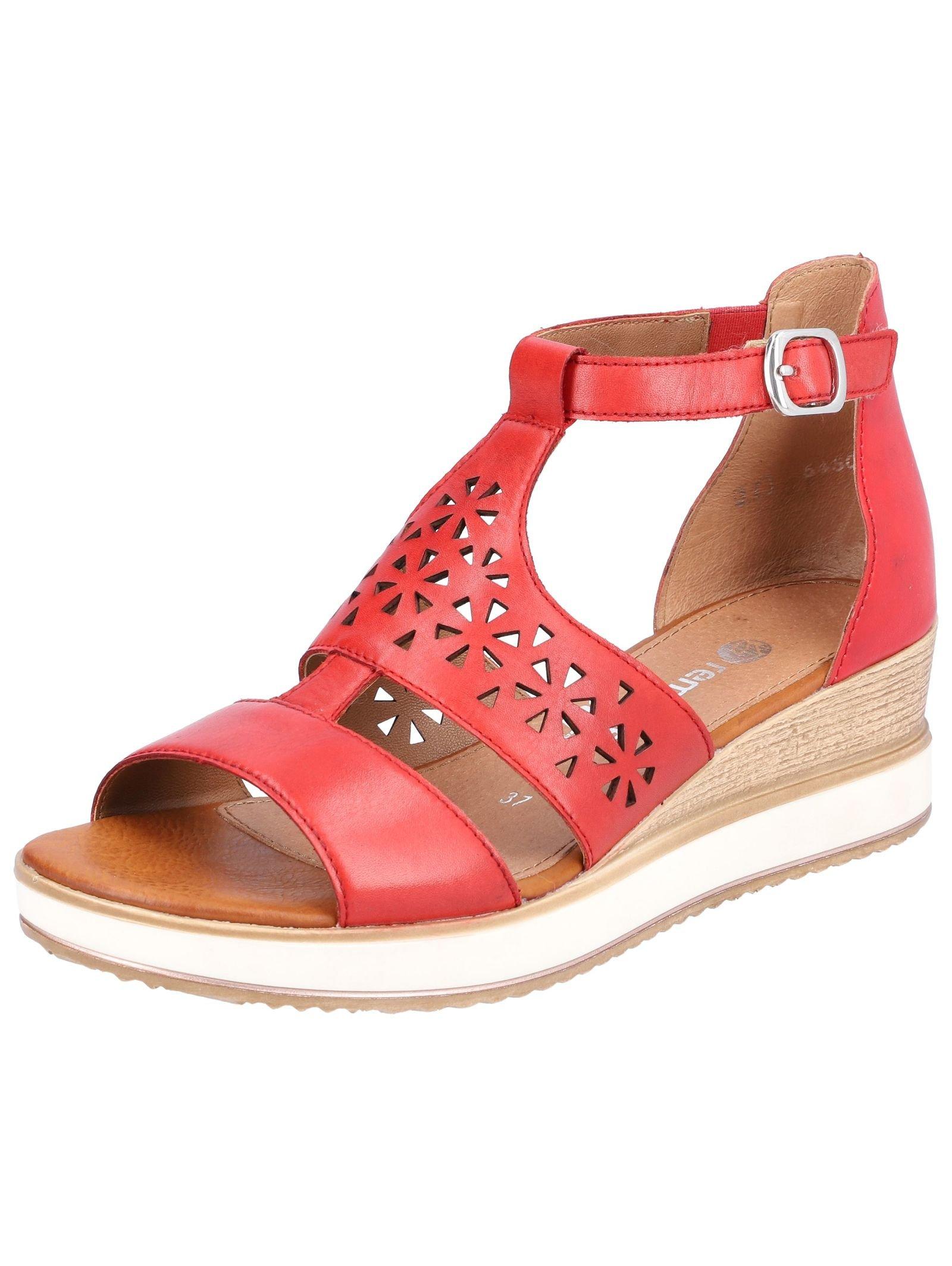 Sandalen Damen Rot Bunt 37 von Remonte