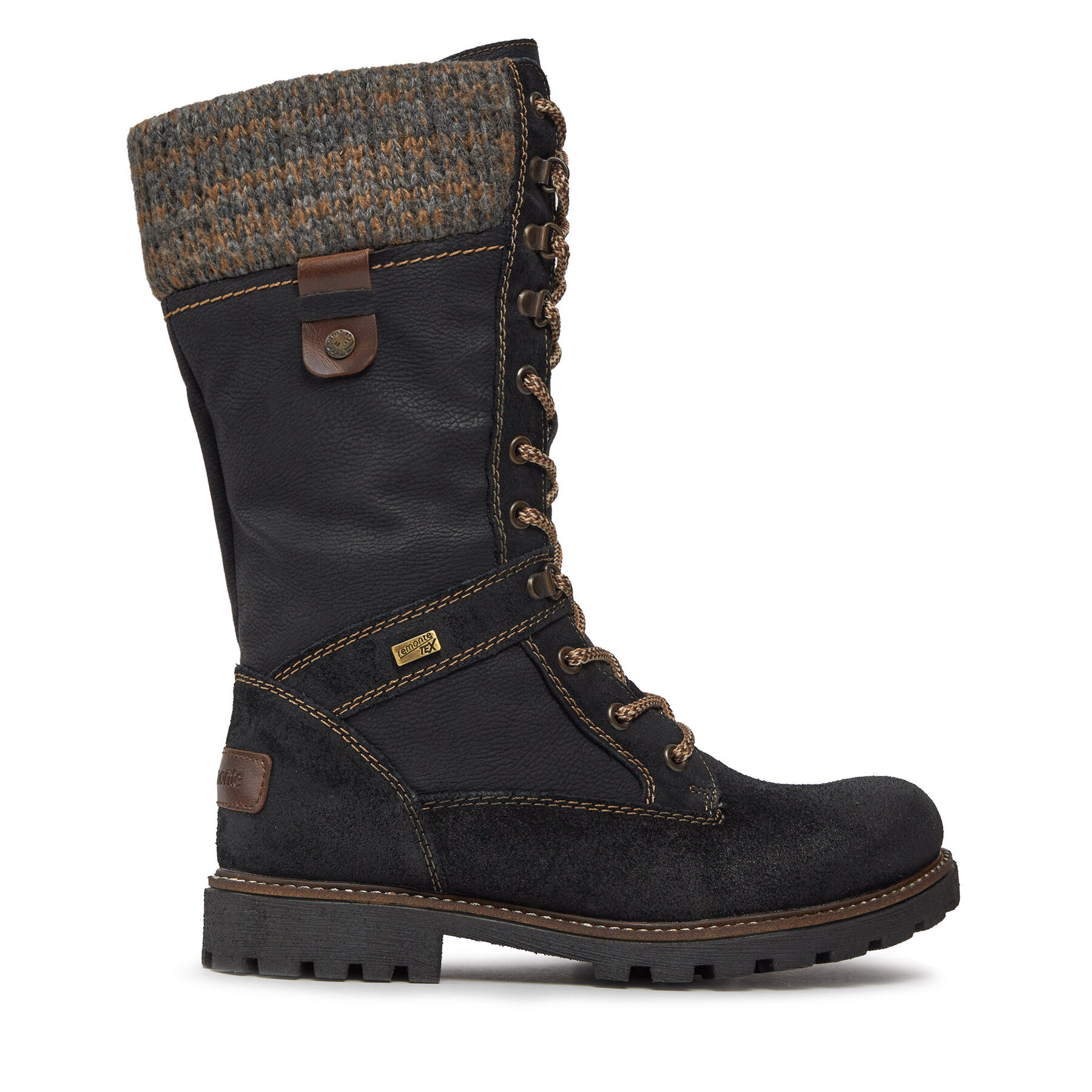 Stiefel Remonte D7477-02 Schwarz Kombi von Remonte