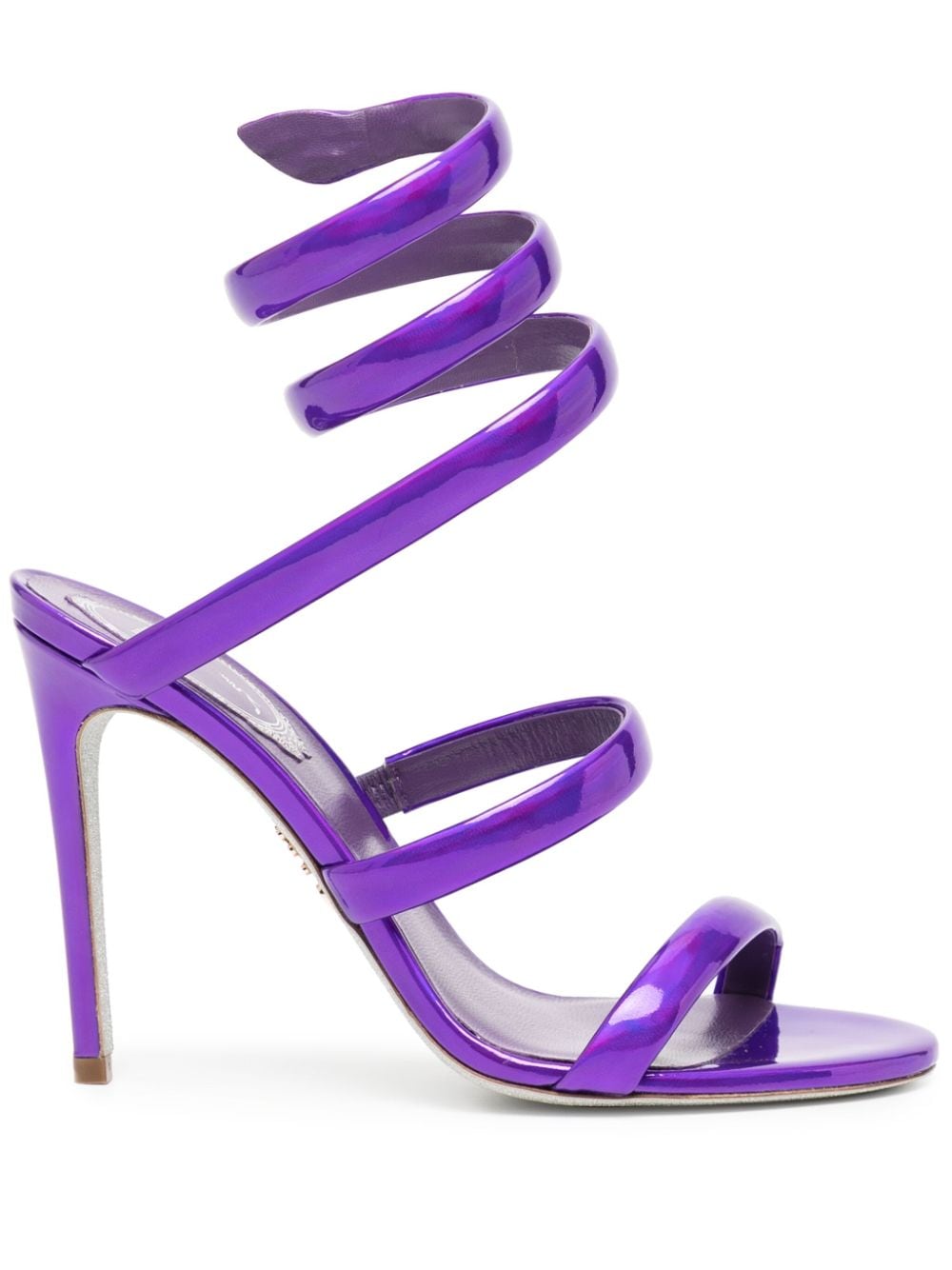 René Caovilla Cleo 105mm wraparound-style sandals - Purple von René Caovilla