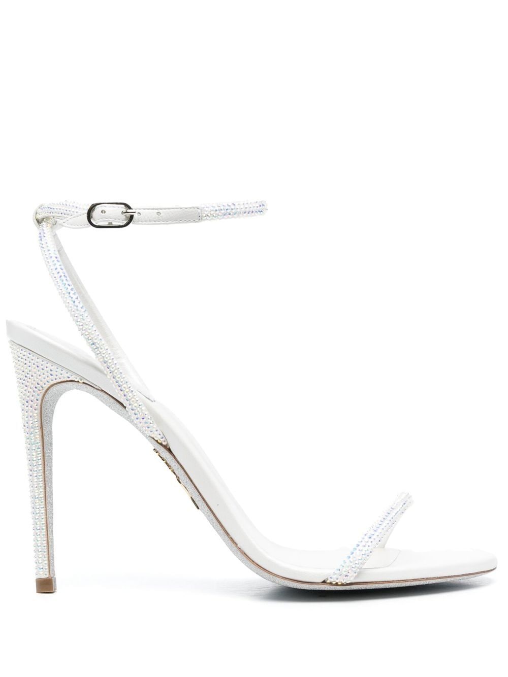 René Caovilla Escarpin metallic sandals - White von René Caovilla