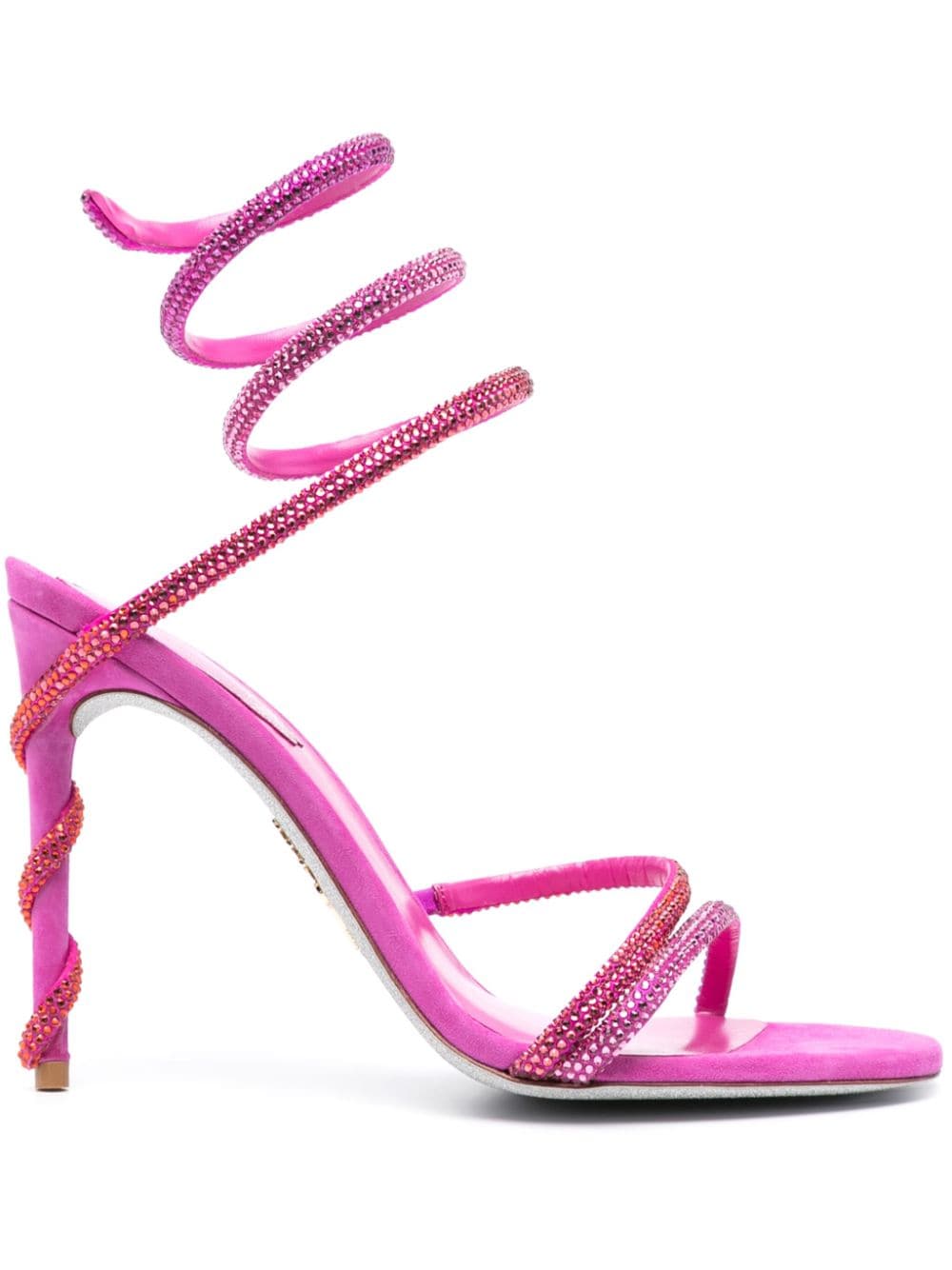 René Caovilla Margot 105mm leather sandals - Pink von René Caovilla