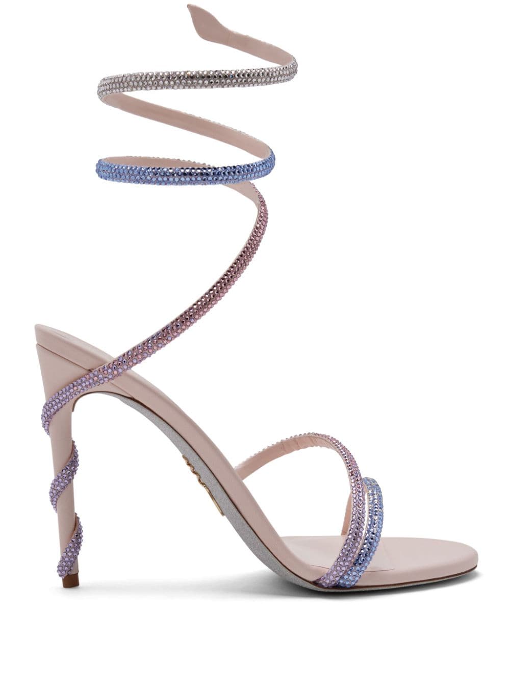 René Caovilla Margot 105mm leather sandals - Pink von René Caovilla