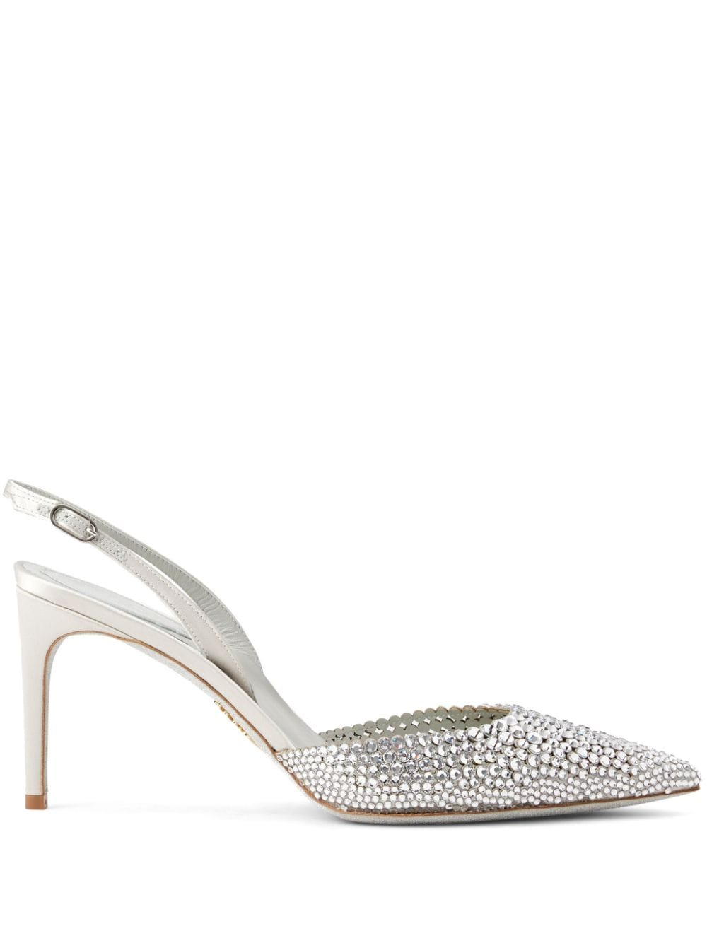 René Caovilla Vivienne crystal-embellished pumps - Silver von René Caovilla