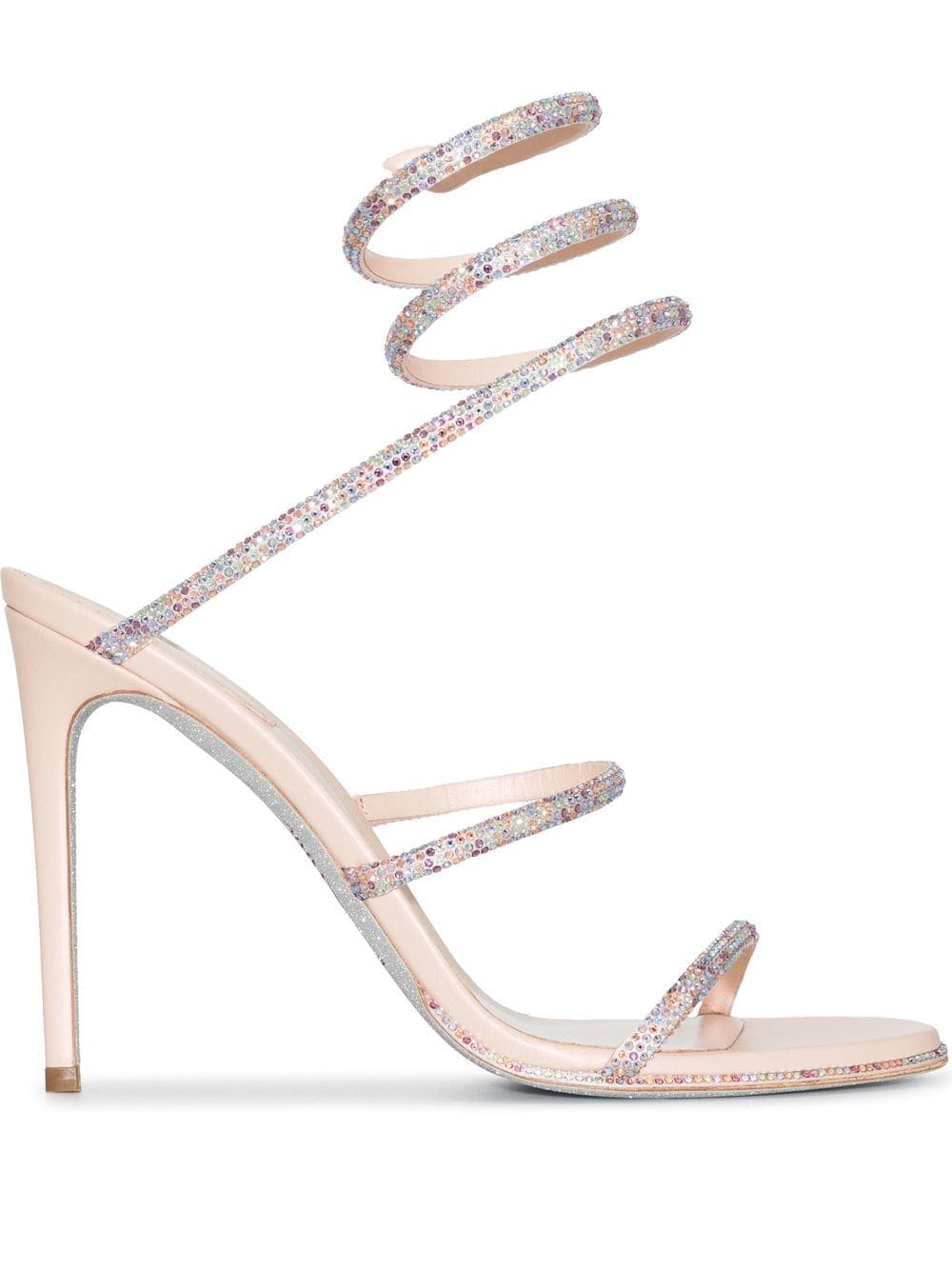 René Caovilla crystal-embellished strap-detail sandals - Pink von René Caovilla