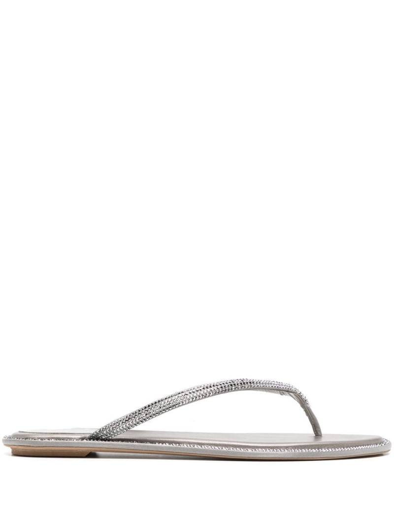 René Caovilla crystal thong-strap sandals - Silver von René Caovilla