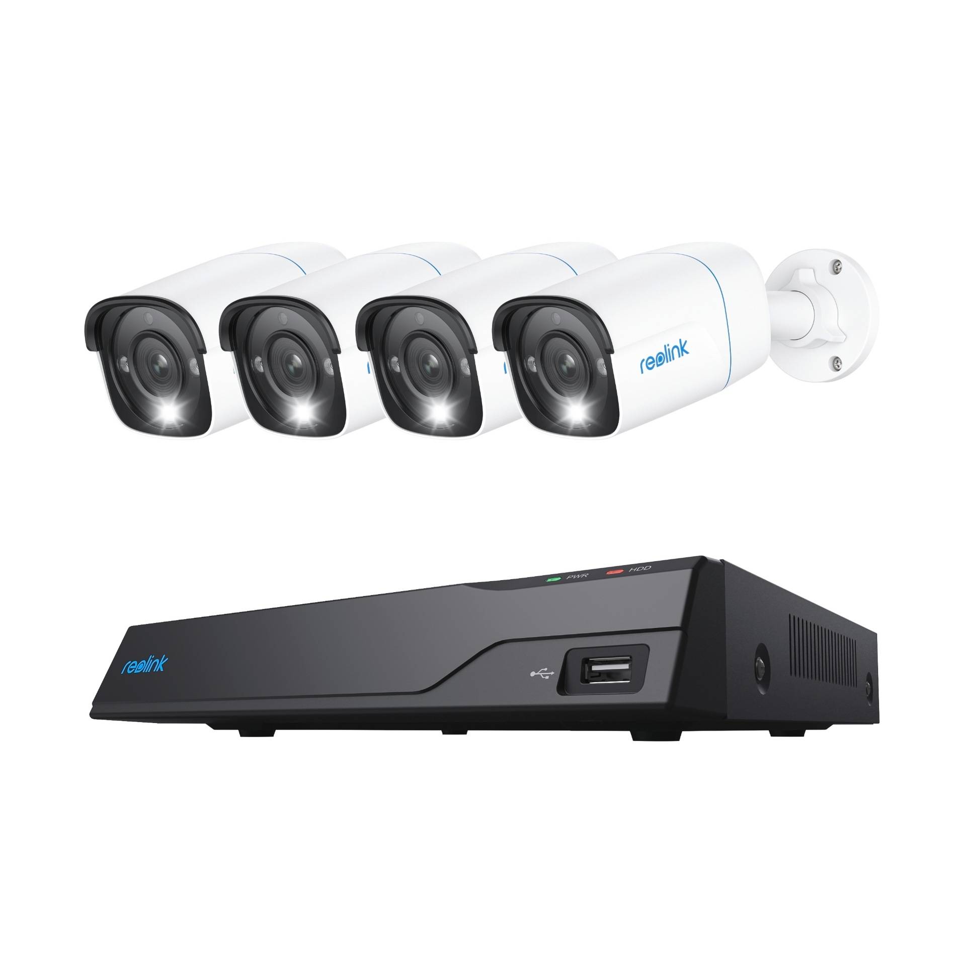 Reolink Überwachungskamera »NVS8-8MB4 - 4K UHD Sicherheitssystem, 8-Kanal NVR«, Aussenbereich, 30m scharfe Nachtsicht, 24/7 Aufnahme, intelligente Erkennung Reolink Überwachungskamera »NVS8-8MB4 - 4K UHD Sicherheitssystem, 8-Kanal NVR«, Aussenbereich, 30m scharfe Nachtsicht, 24/7 Aufnahme, intelligente Erkennung von Reolink