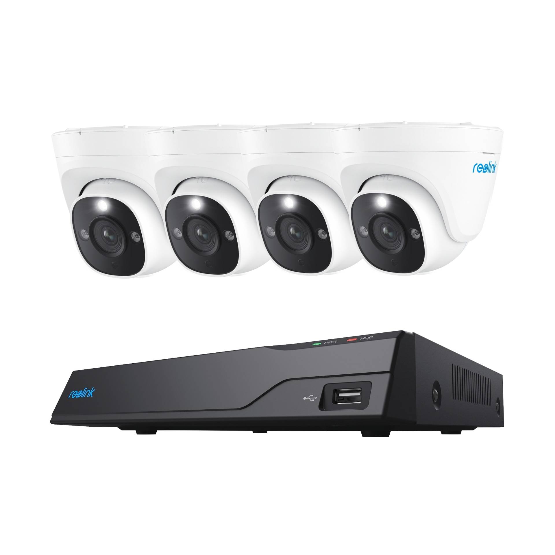 Reolink Überwachungskamera »NVS8-8MD4 - 4K UHD Sicherheitssystem, 8-Kanal NVR«, Aussenbereich, 30m scharfe Nachtsicht, 24/7 Aufnahme, intelligente Erkennung Reolink Überwachungskamera »NVS8-8MD4 - 4K UHD Sicherheitssystem, 8-Kanal NVR«, Aussenbereich, 30m scharfe Nachtsicht, 24/7 Aufnahme, intelligente Erkennung von Reolink