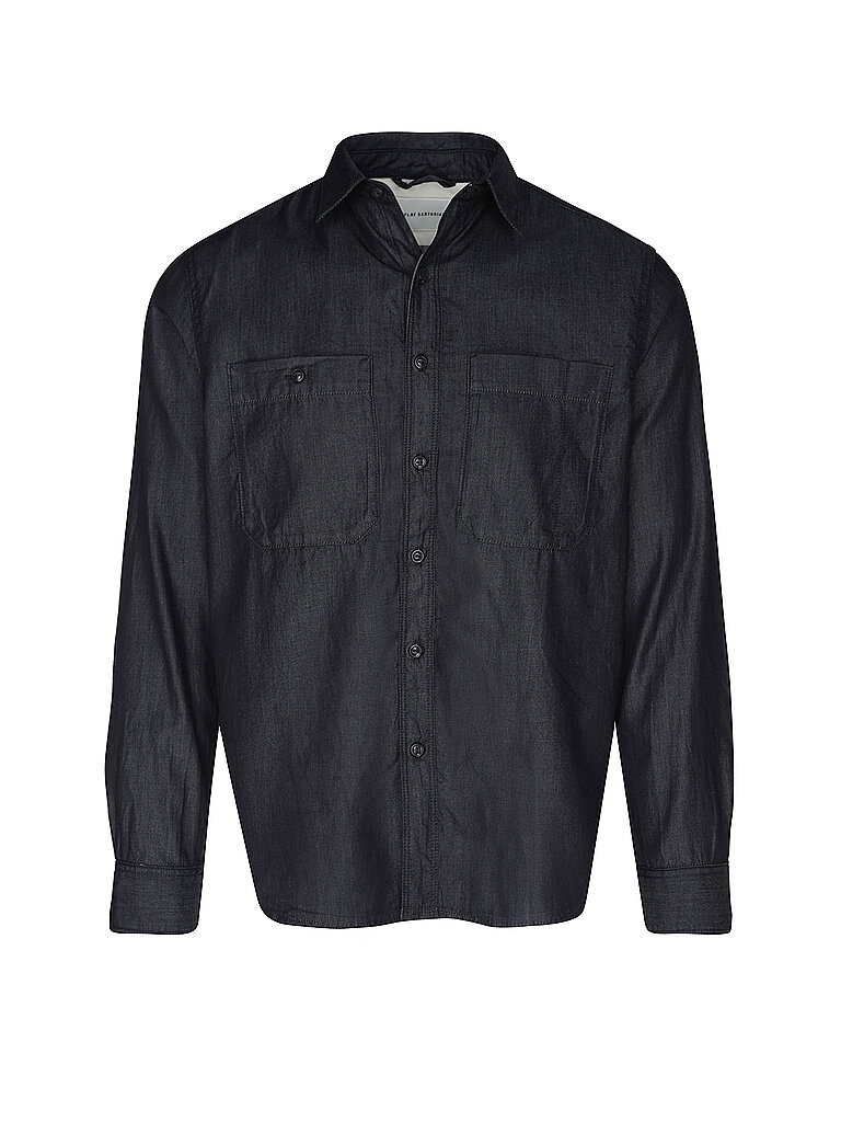 REPLAY Hemd Regular Fit  blau | XXL von Replay