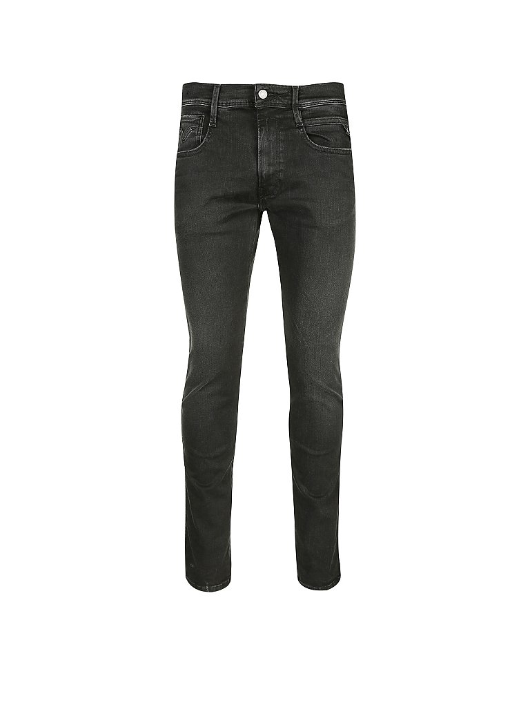 REPLAY Jeans Slim Fit ANBASS HYPERFLEX CLOUDS schwarz | 29/L34 von Replay