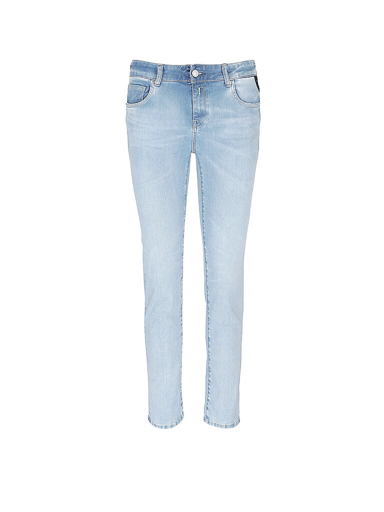 REPLAY Jeans Slim Fit  Faby 7/8 hellblau | 24/L30 von Replay