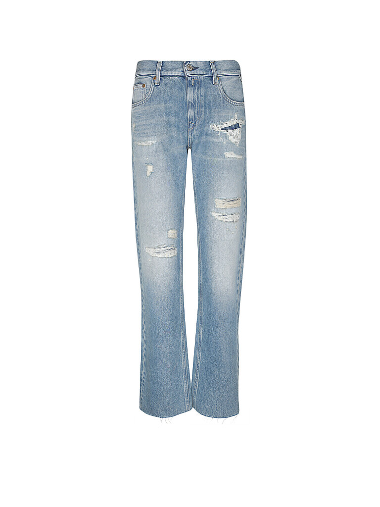 REPLAY Jeans Straight Fit 7/8 AKEME hellblau | 31/L32 von Replay
