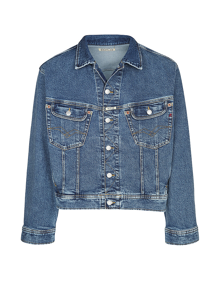 REPLAY Jeansjacke blau | XL von Replay