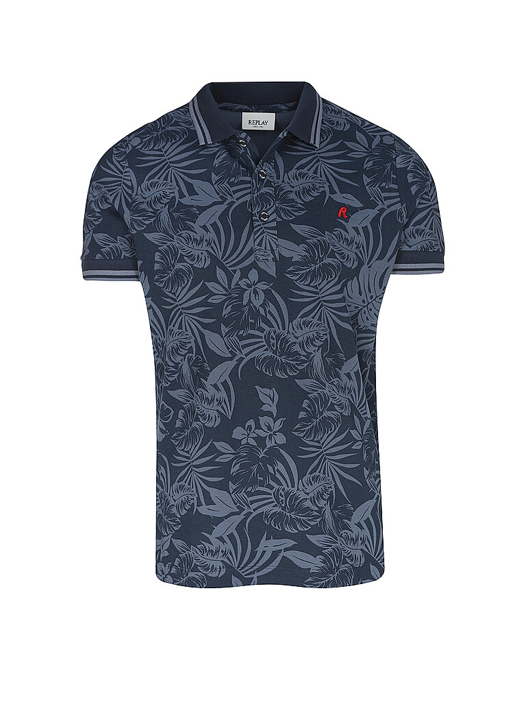 REPLAY Poloshirt  blau | M von Replay